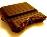 photo of dark chocolate cubes natural source of arginine