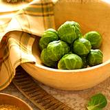 photo of a bowel of cooked Brussels sprouts on the antioxidant list