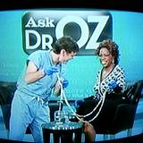photo of Dr. Oz and Opra looking at a tapeworm and discussing parasite cleanse