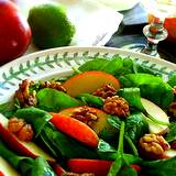 photo of salad of mixed greens a natural food source with benefits of vitamin E